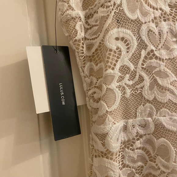 NWT LuLus white lace dress - Picture 5 of 6